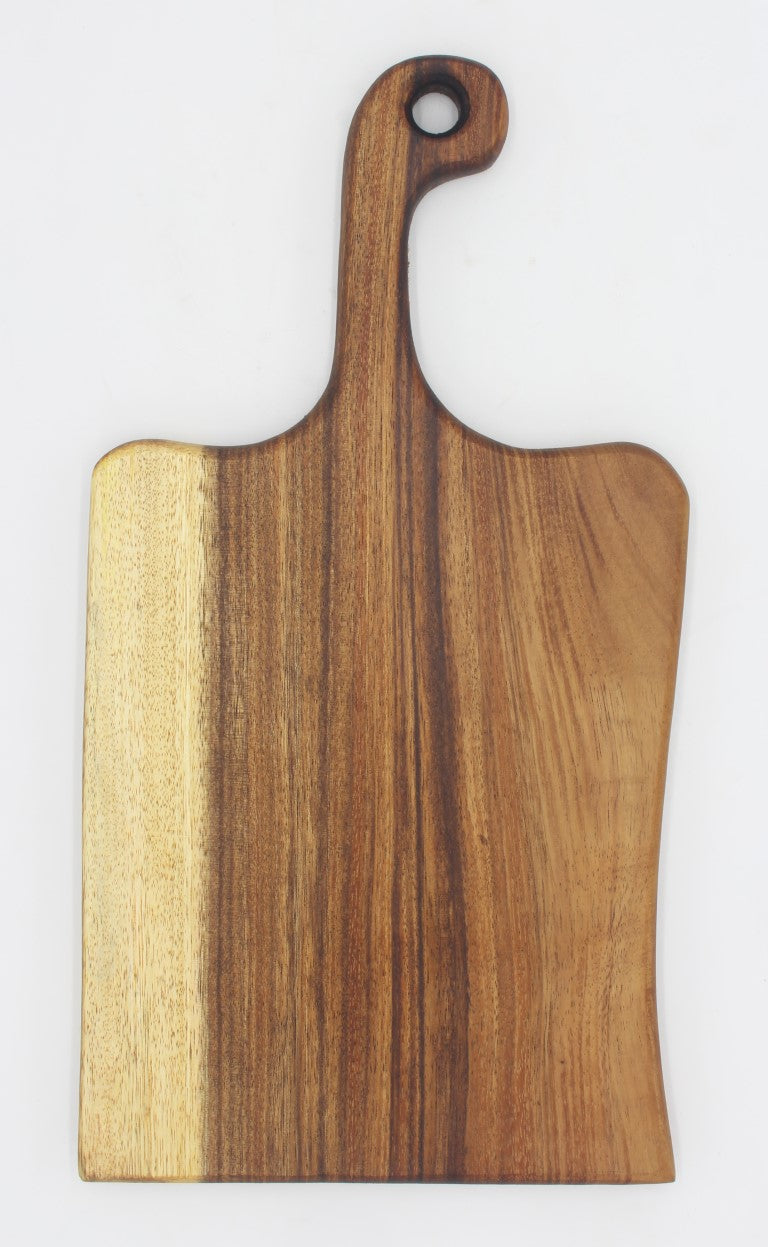 Live Edge Charcuterie or Cutting Board - Medium - East Indian Walnut